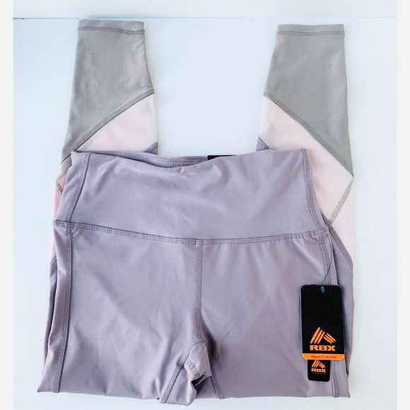 NWT Women's RBX multi color athletic leggings S/P - Picture 2 of 3